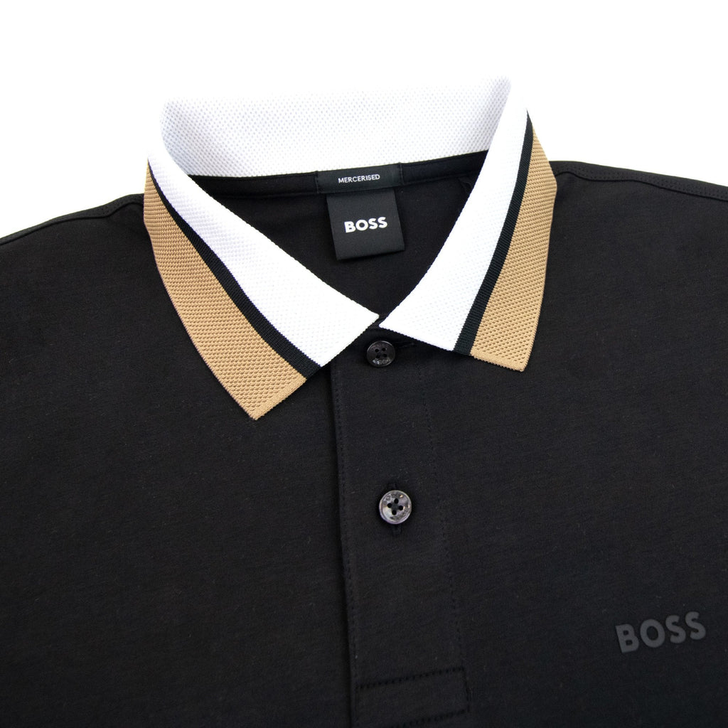 Hugo Boss Parlay 173 Colour Block Polo Black 001