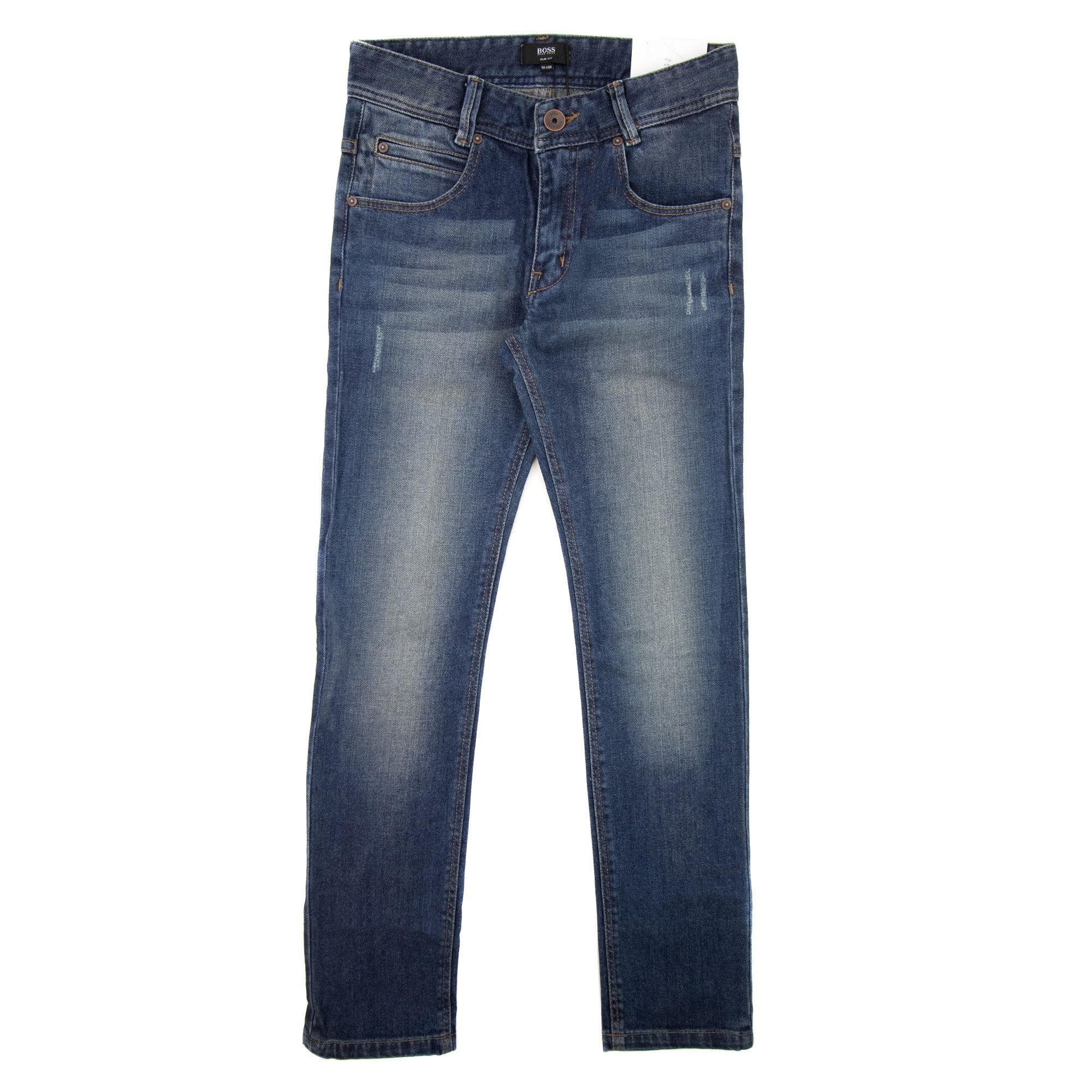 Hugo Boss Kids Slim Fit Adjustable Jeans Denim