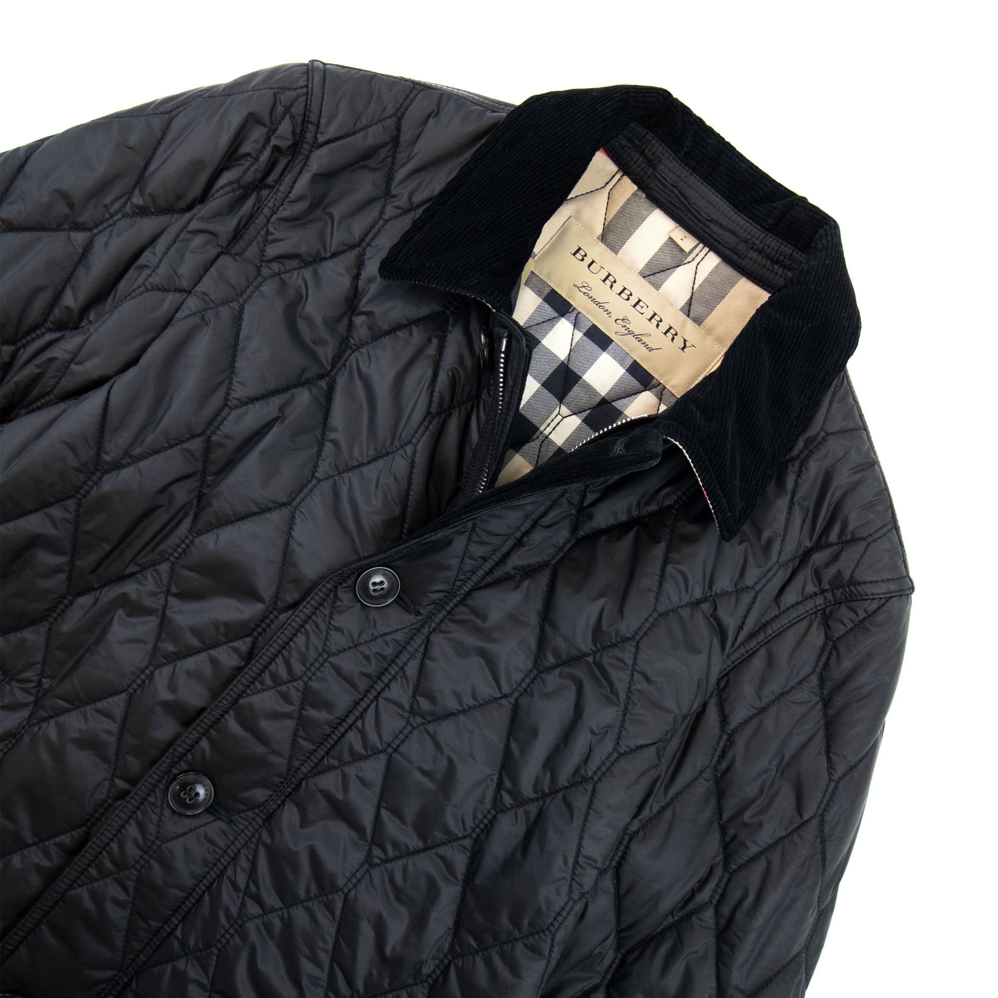 Burberry Gransworth Quilted Jacket Black