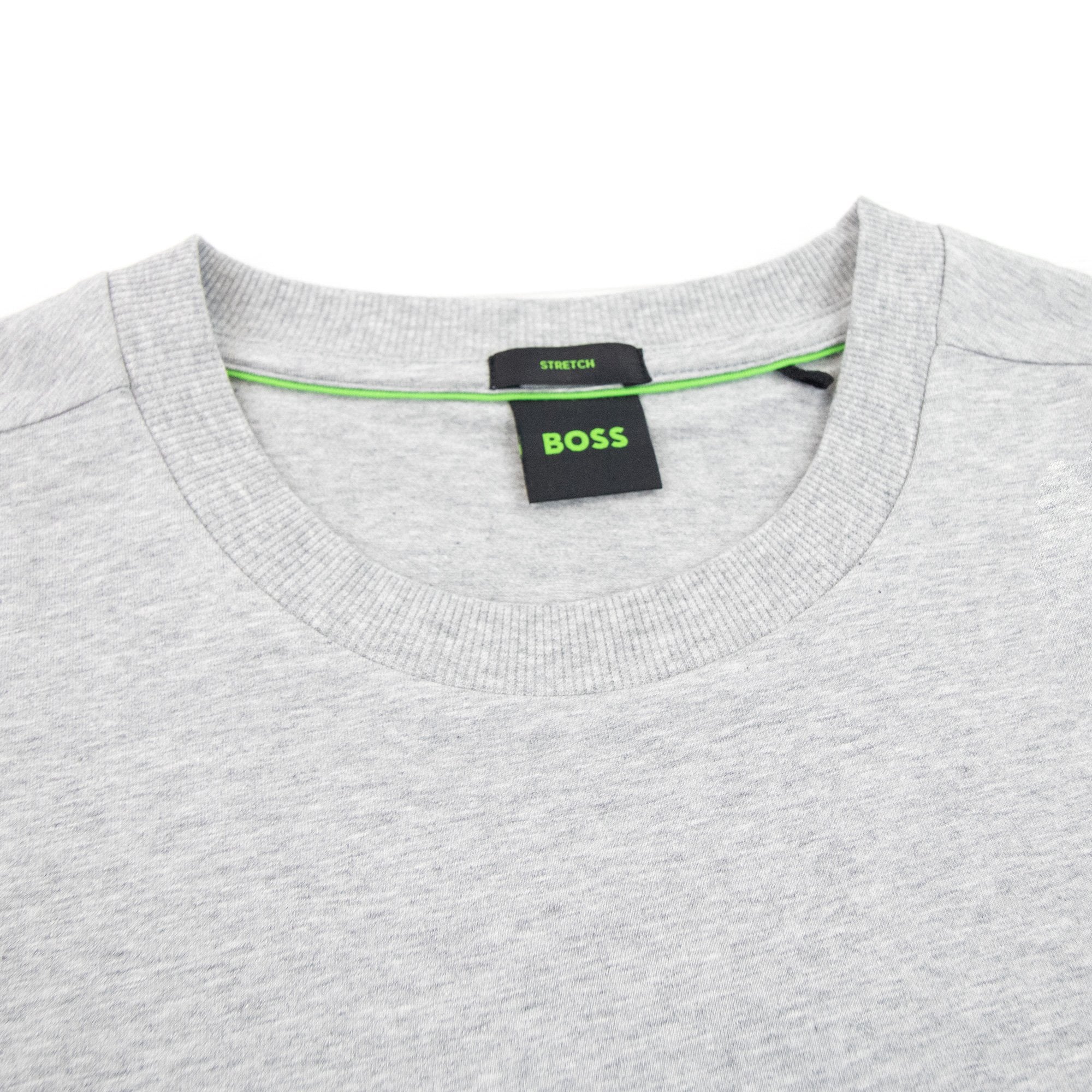 Hugo Boss Contrast Printed Logo Tee Grey 060