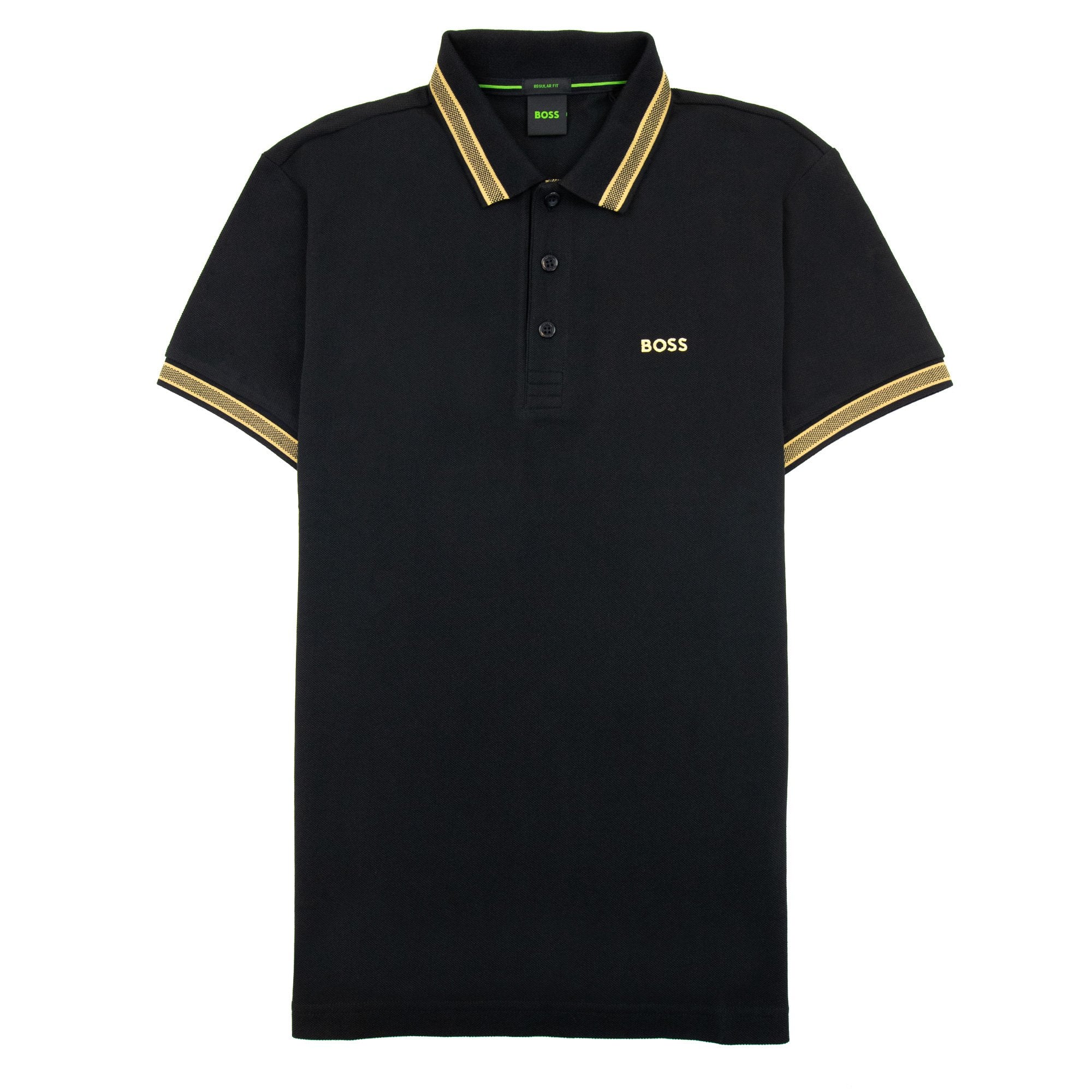 Hugo Boss Paddy Embroidered Logo Polo Black 005