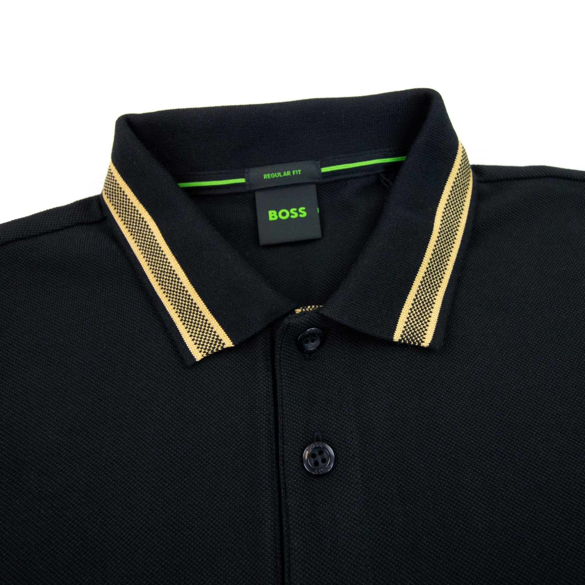 Hugo Boss Paddy Embroidered Logo Polo Black 005