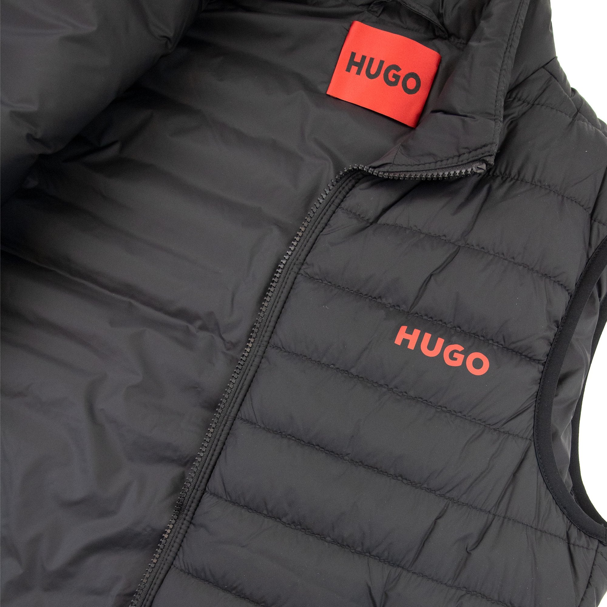 Hugo Bentino2221 Padded Gilet Black 001
