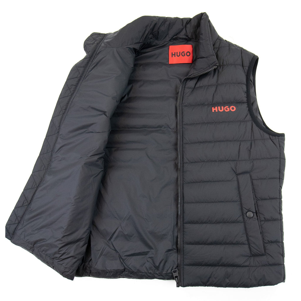 Hugo Bentino2221 Padded Gilet Black 001