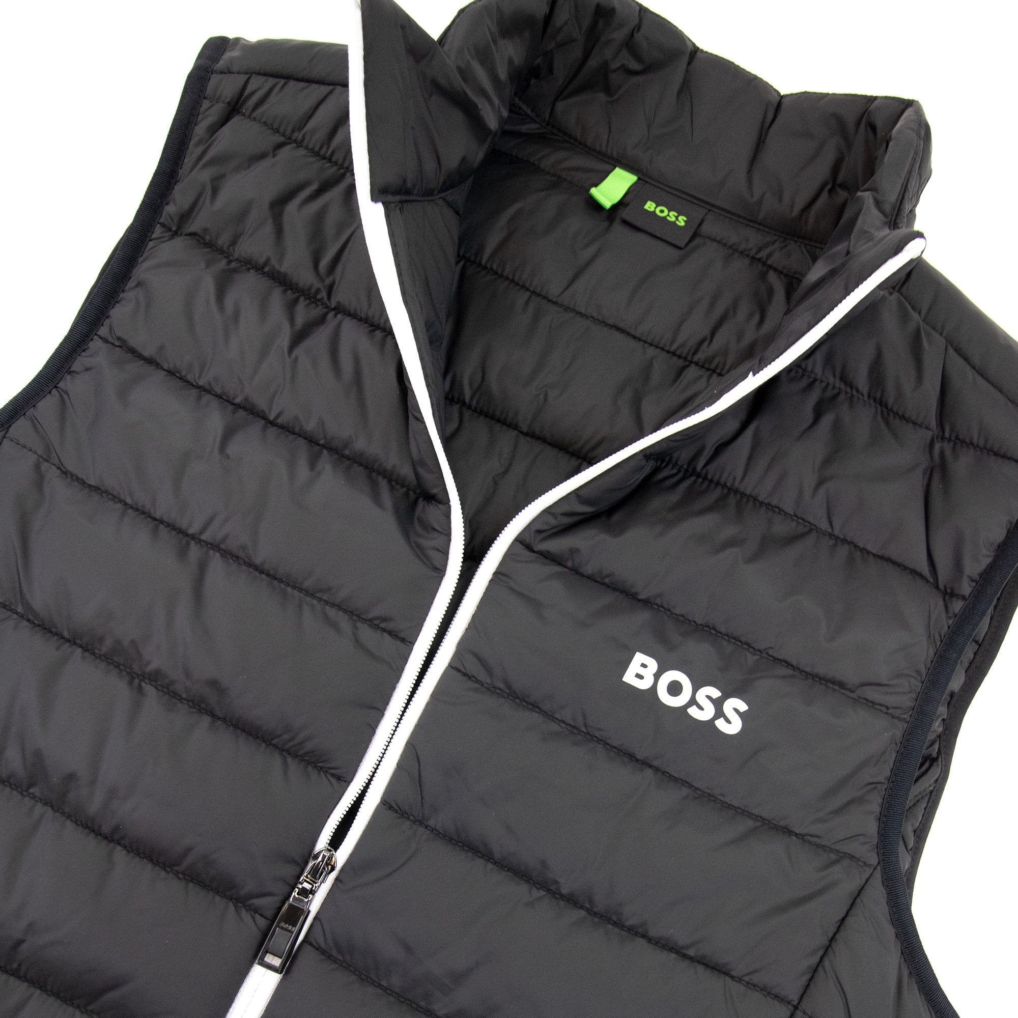 Hugo Boss V Thor Logo Detail Water Repellent Gilet Black 002