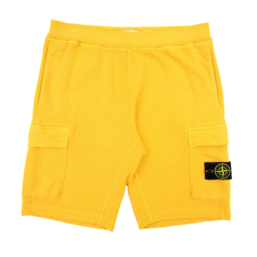 Stone Island 63260 Garment Dyed Short Yellow V0031
