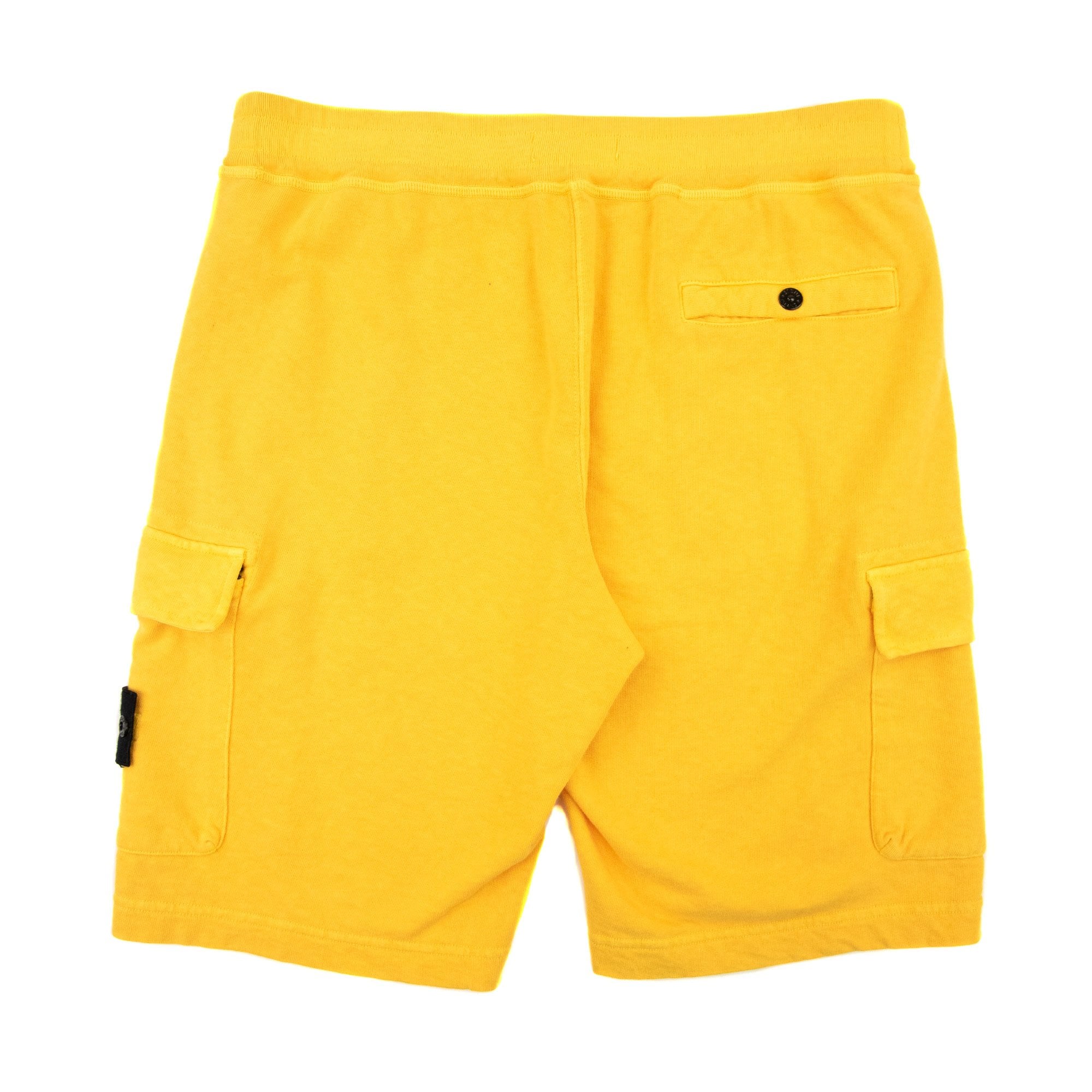 Stone Island 63260 Garment Dyed Short Yellow V0031