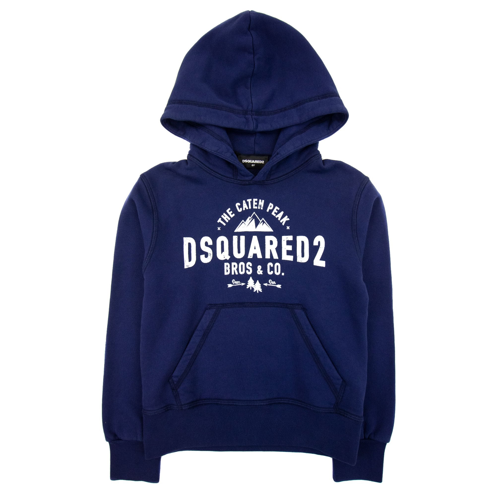 Dsquared2 Kids The Caten Peak Hoodie Sweatshirt Navy Blue