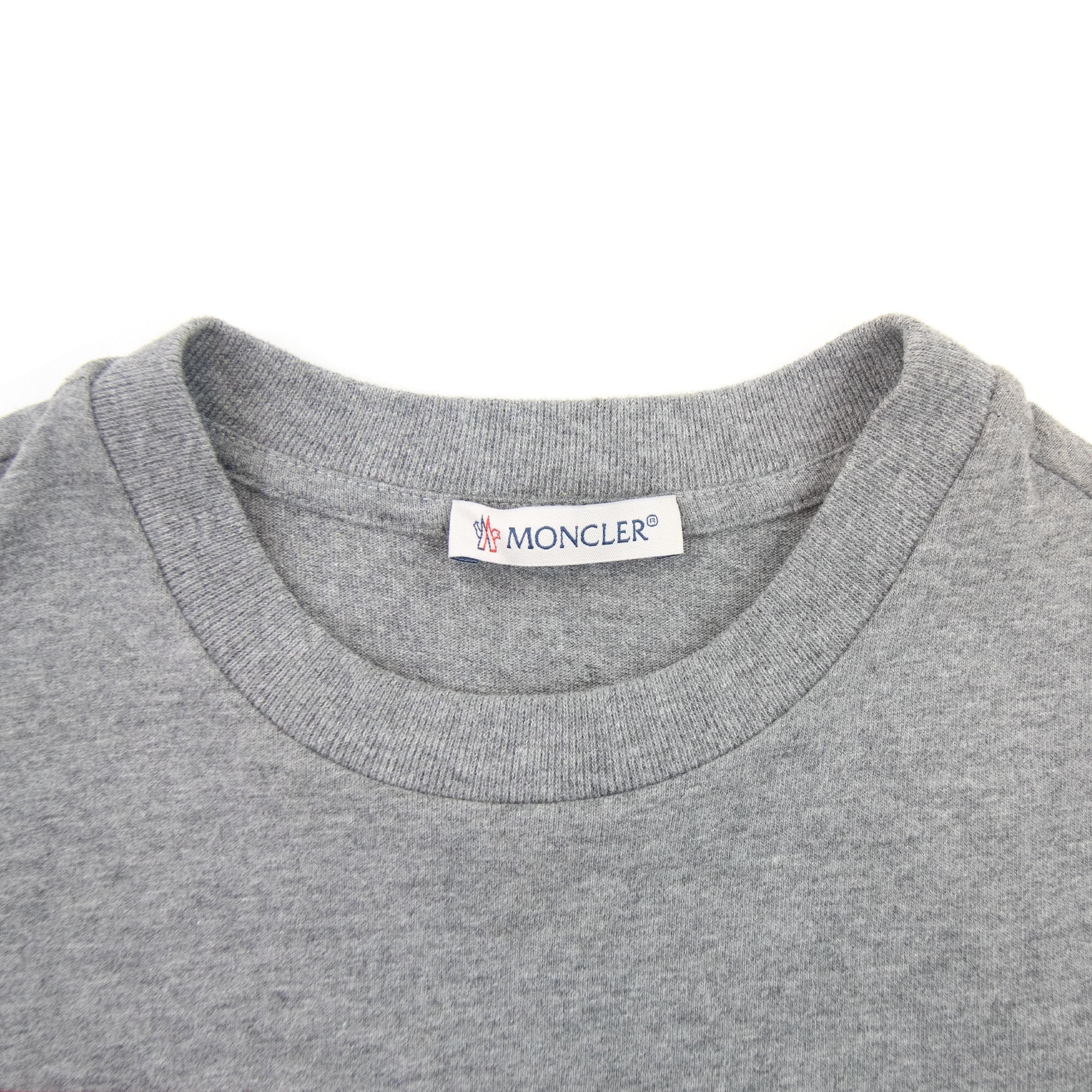 Moncler Junior Maglia T Shirt Grey