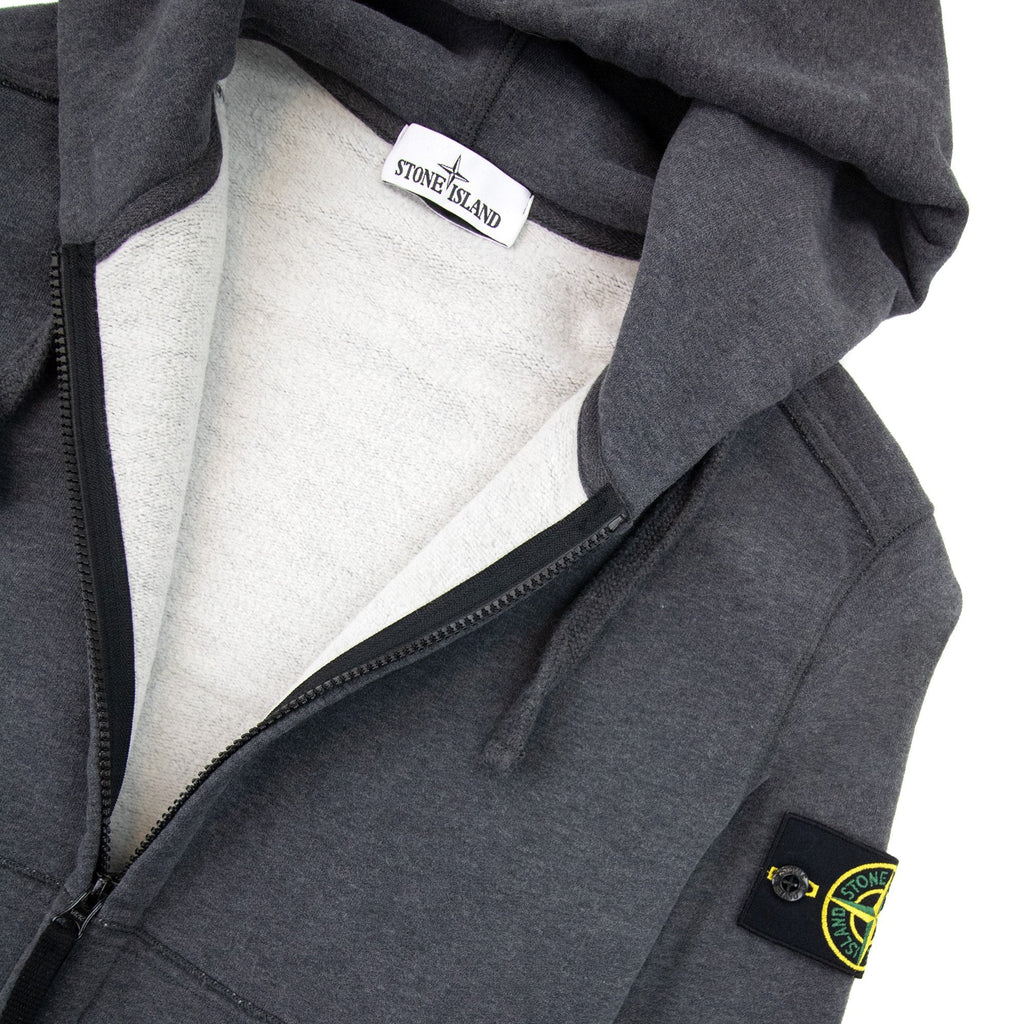 Stone Island Zip Hoody Dark Grey