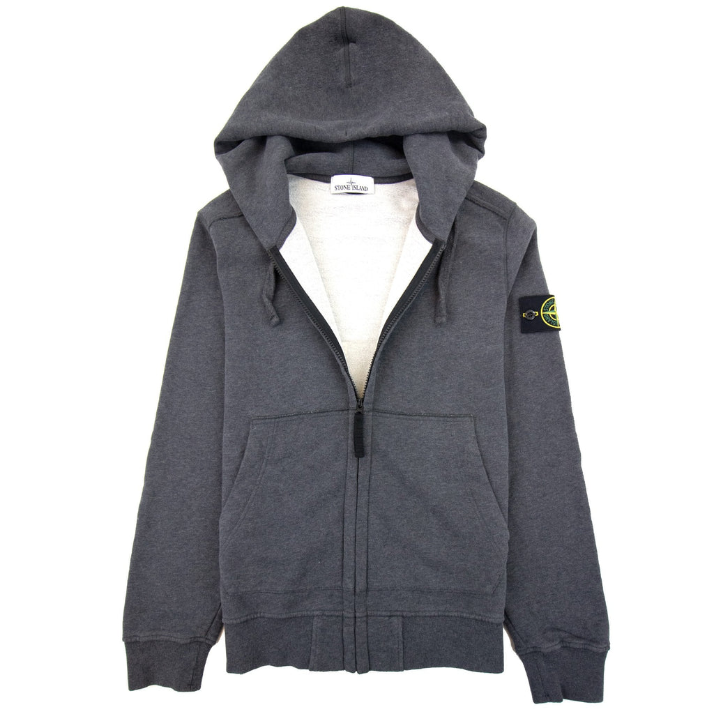 Stone Island Zip Hoody Dark Grey