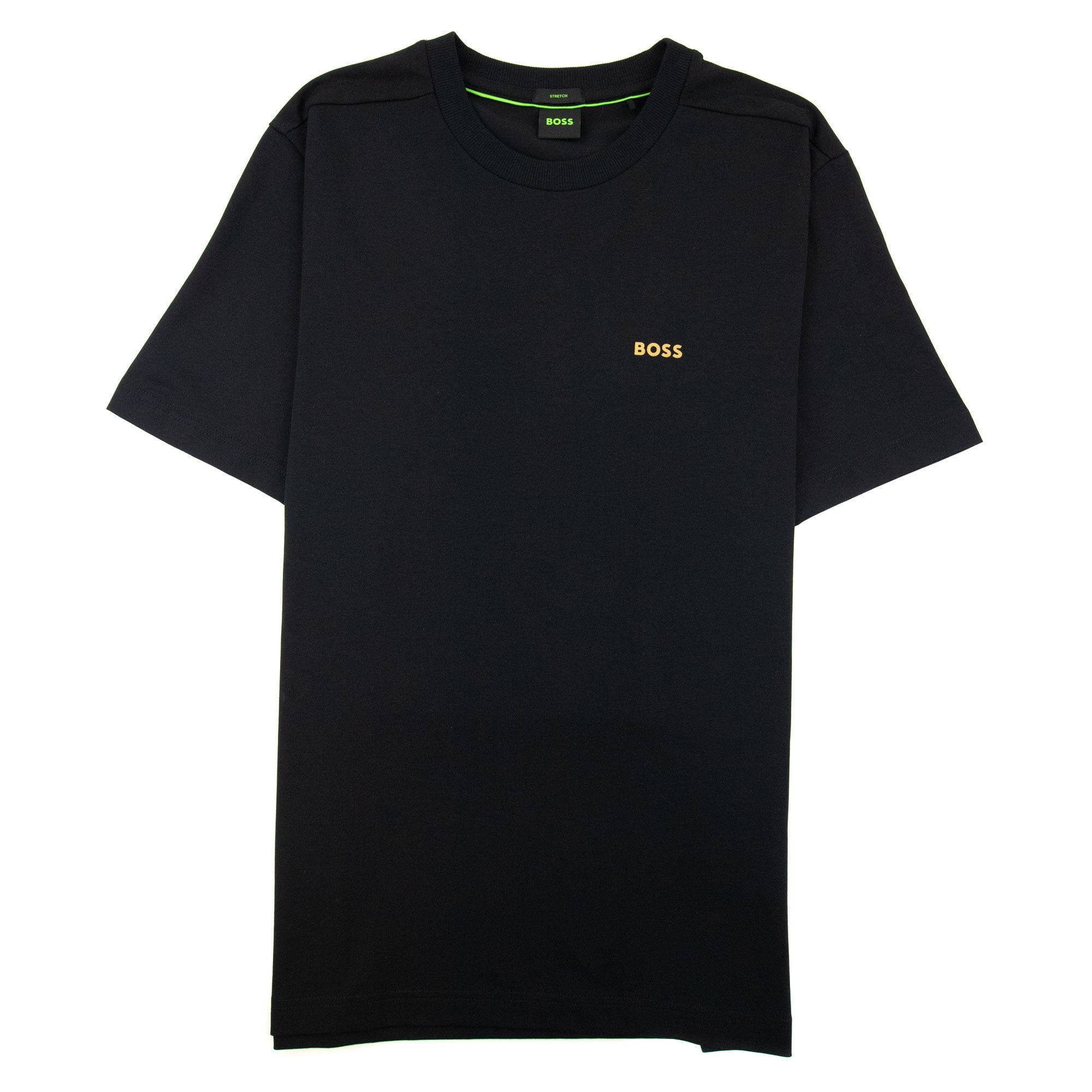 Hugo Boss Contrast Printed Logo Tee Black 002