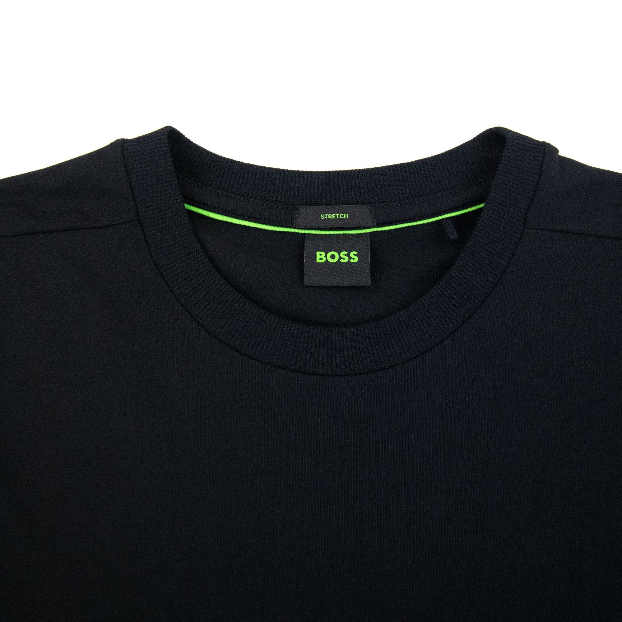 Hugo Boss Contrast Printed Logo Tee Black 002