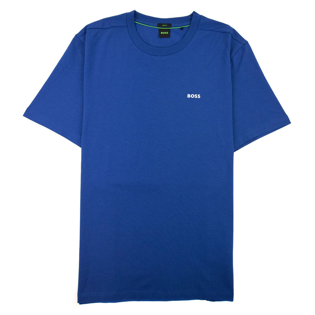 Hugo Boss Contrast Printed Logo Tee Elec Blue