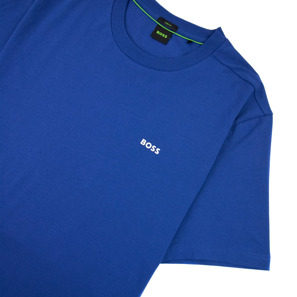 Hugo Boss Contrast Printed Logo Tee Elec Blue