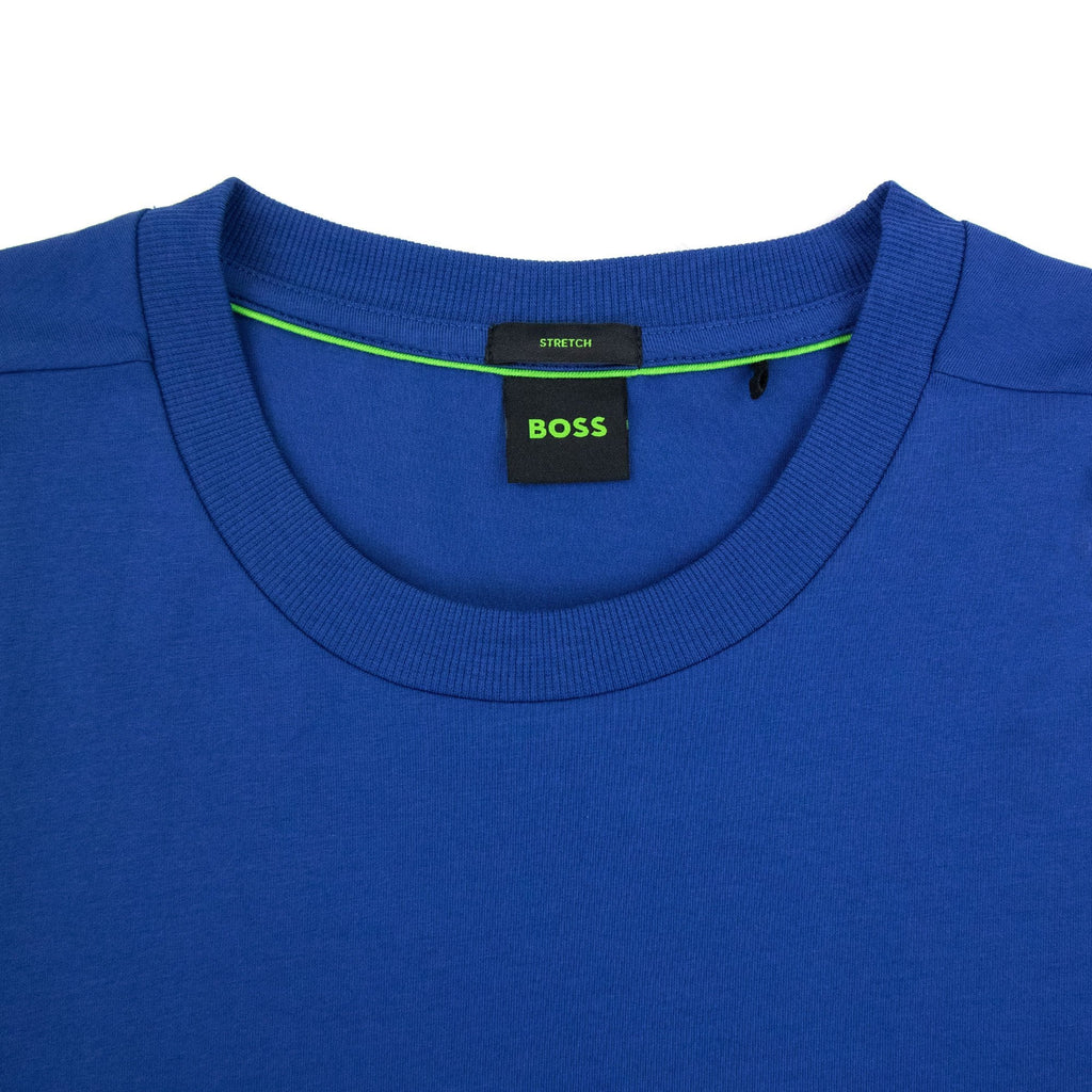 Hugo Boss Contrast Printed Logo Tee Elec Blue