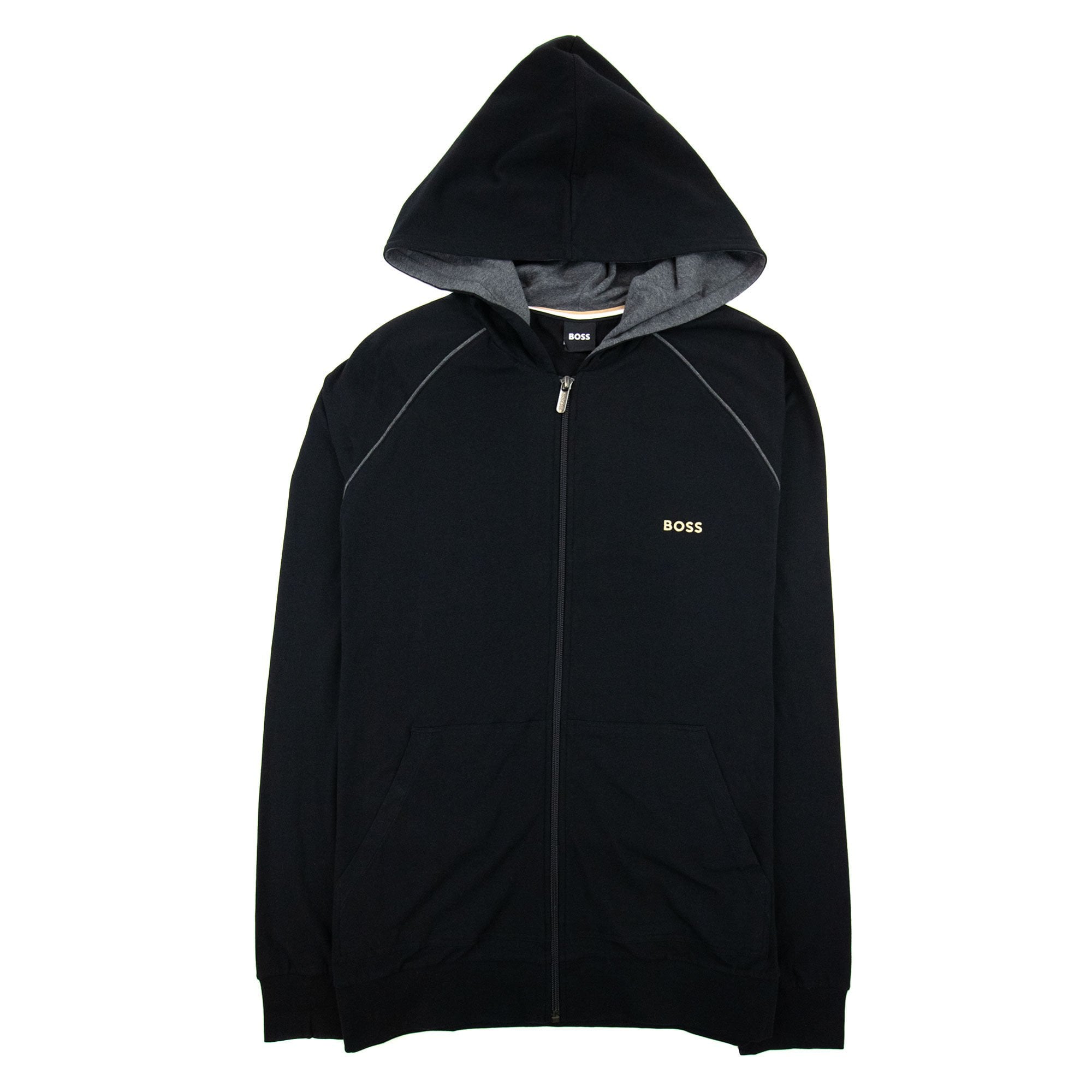 Hugo Boss Mix & Match Logo Zip Up Jacket Black 005