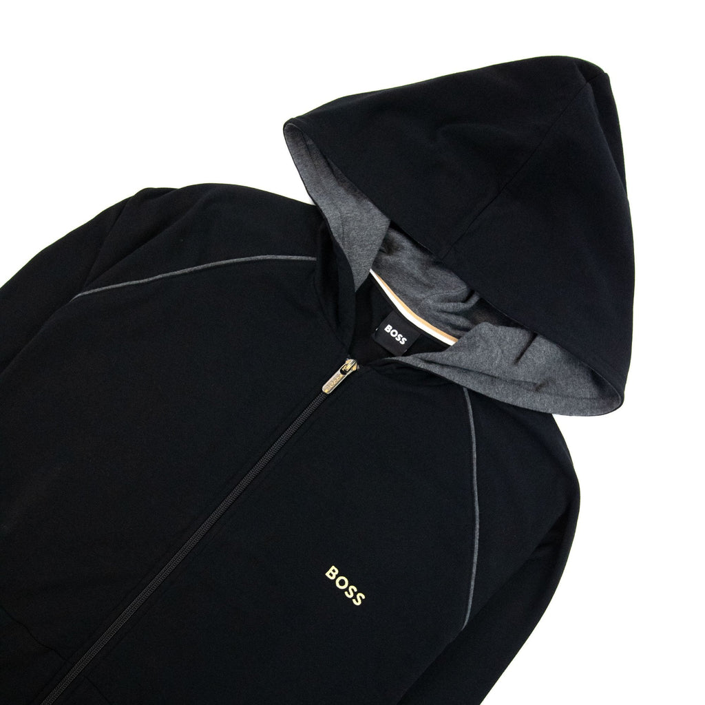 Hugo Boss Mix & Match Logo Zip Up Jacket Black 005