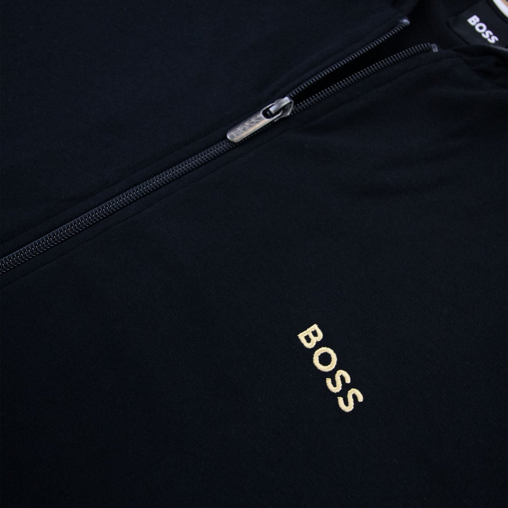 Hugo Boss Mix & Match Logo Zip Up Jacket Black 005