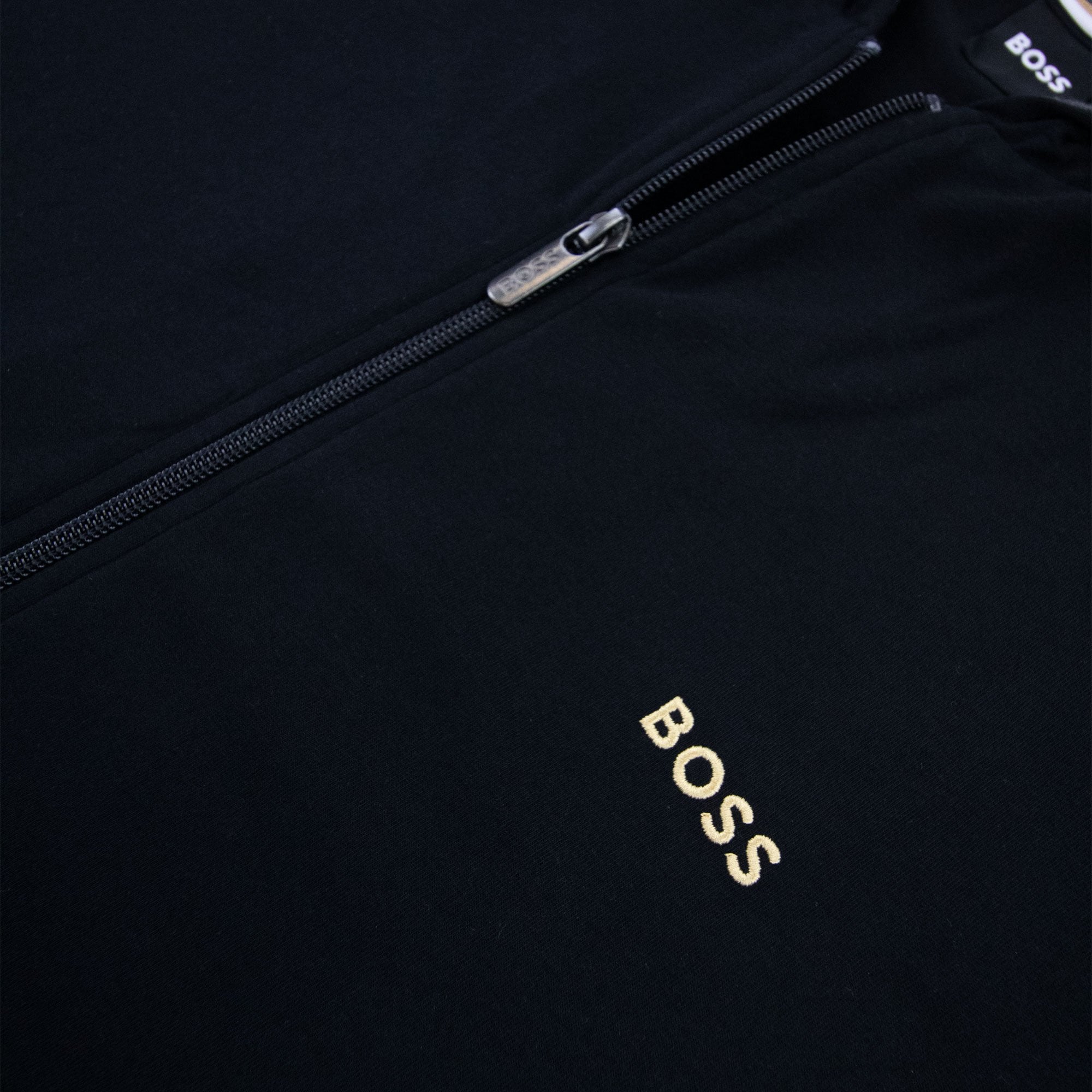Hugo Boss Mix & Match Logo Zip Up Jacket Black 005