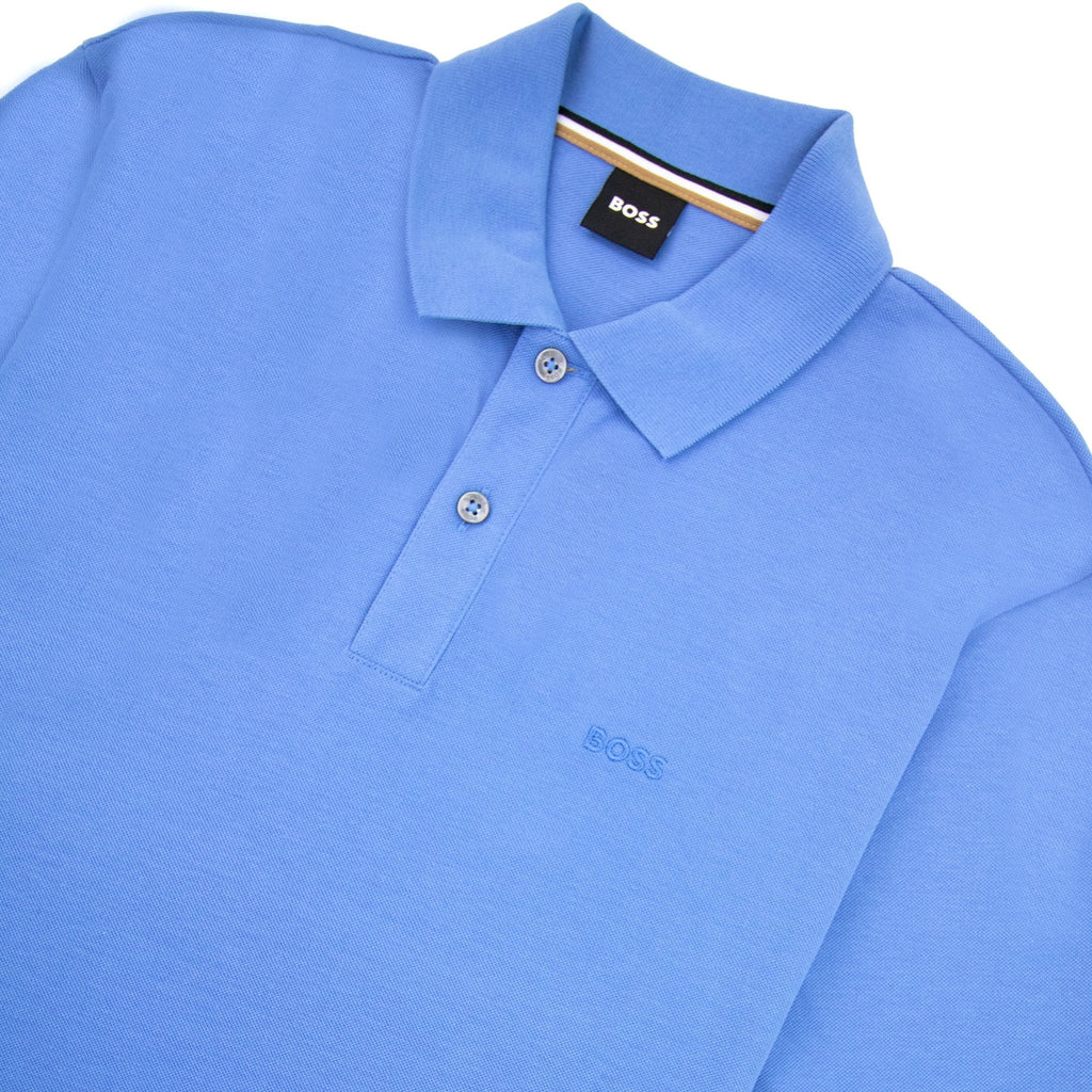 Hugo Boss Pallas Embroidered Logo S/s Polo Blue 420