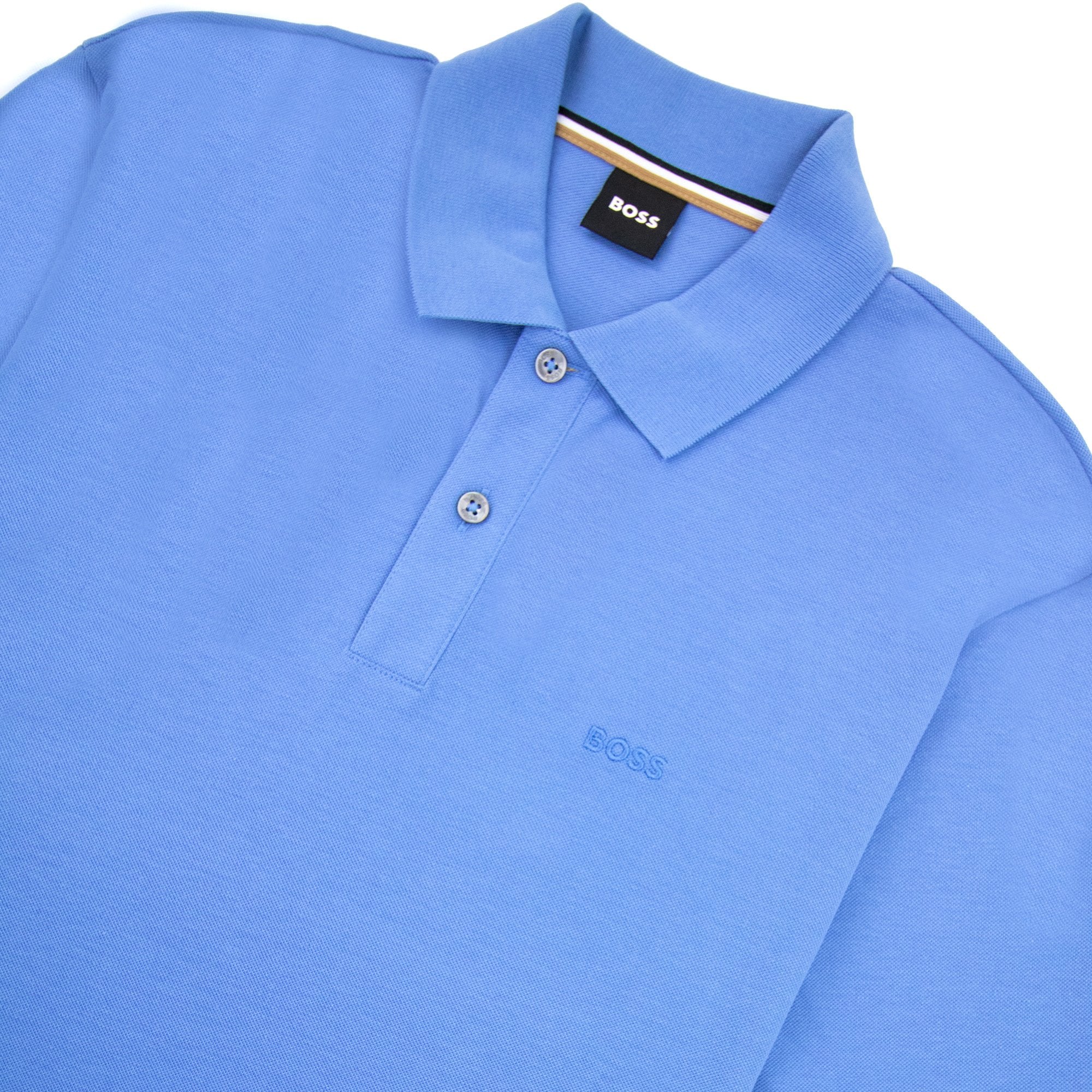 Hugo Boss Pallas Embroidered Logo S/s Polo Blue 420