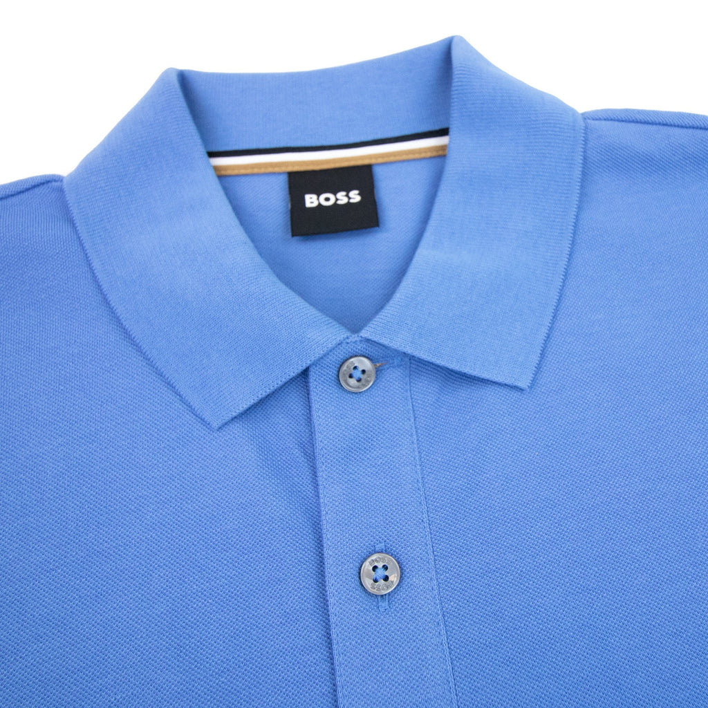 Hugo Boss Pallas Embroidered Logo S/s Polo Blue 420