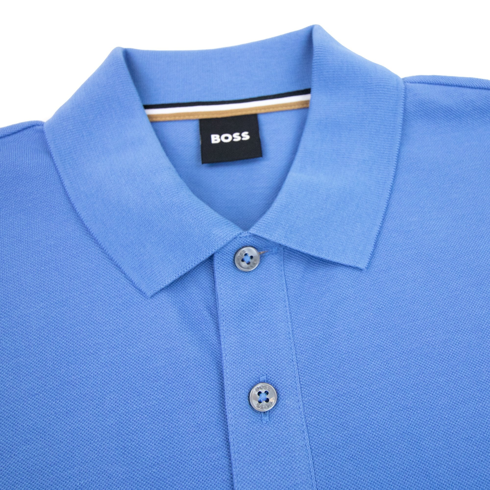 Hugo Boss Pallas Embroidered Logo S/s Polo Blue 420