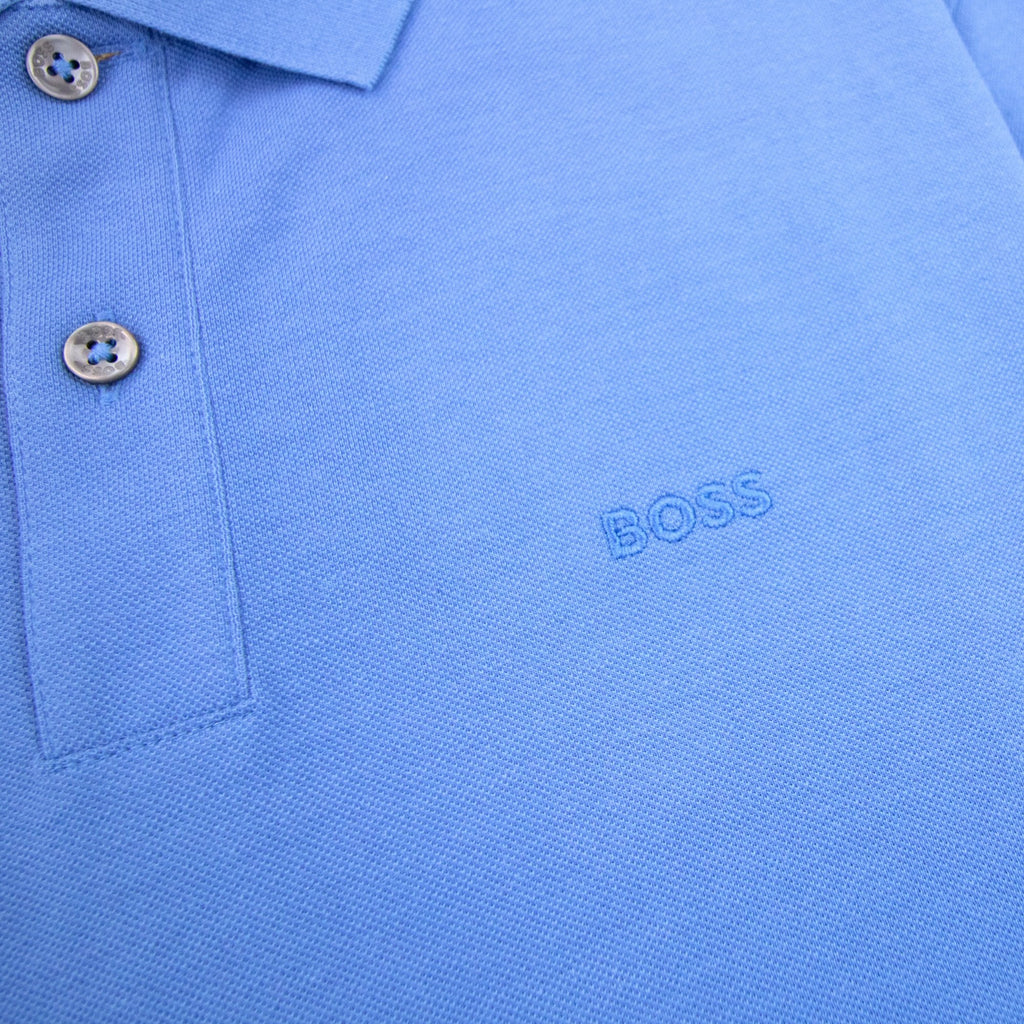 Hugo Boss Pallas Embroidered Logo S/s Polo Blue 420