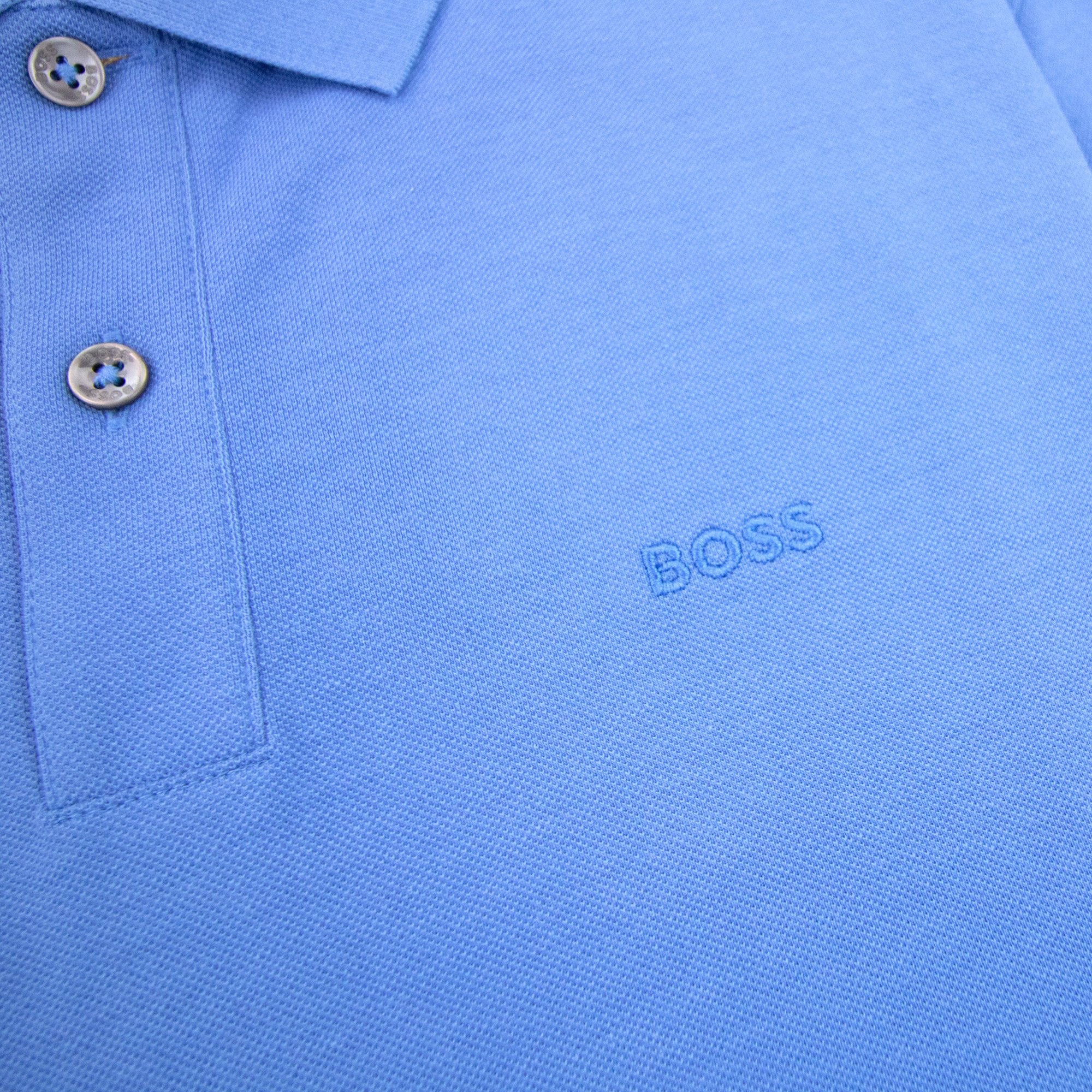 Hugo Boss Pallas Embroidered Logo S/s Polo Blue 420