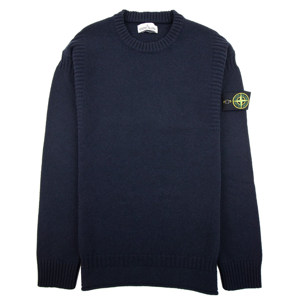 Stone Island 519b6 Knitted Sweatshirt Navy V0020