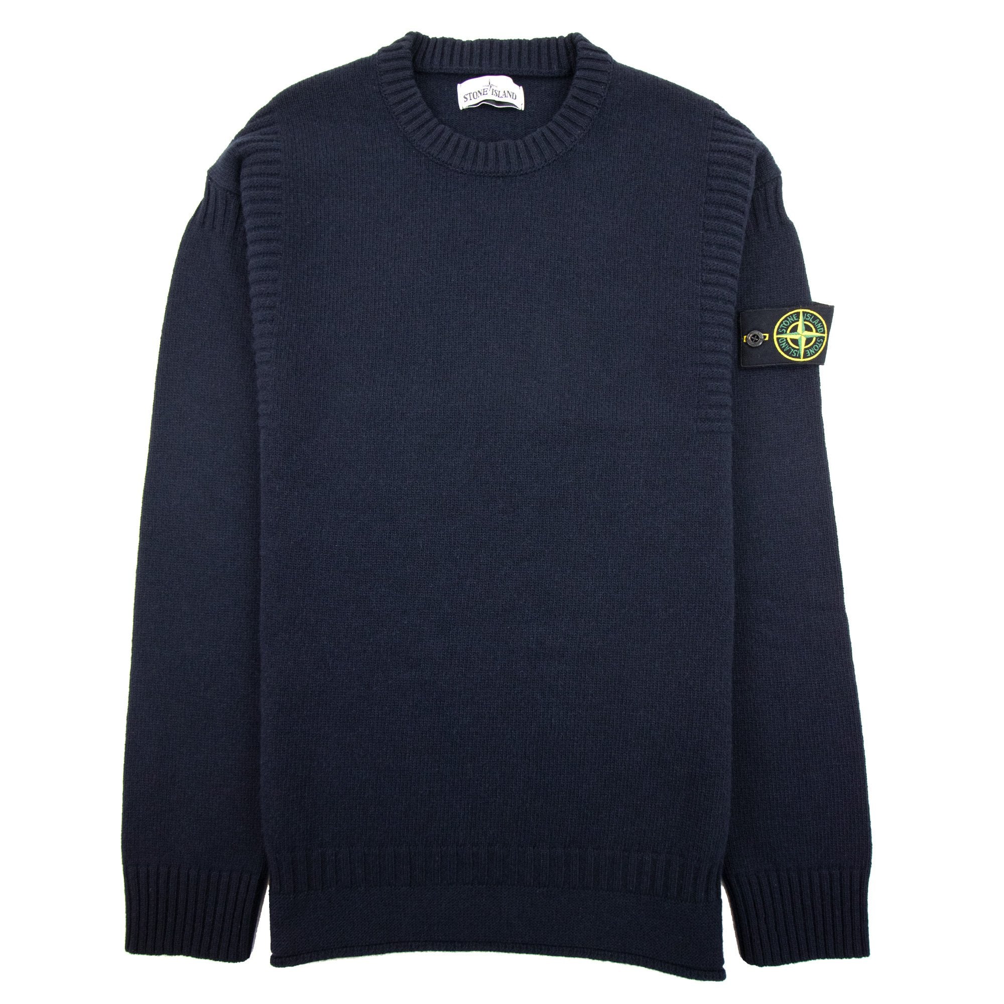 Stone Island 519b6 Knitted Sweatshirt Navy V0020