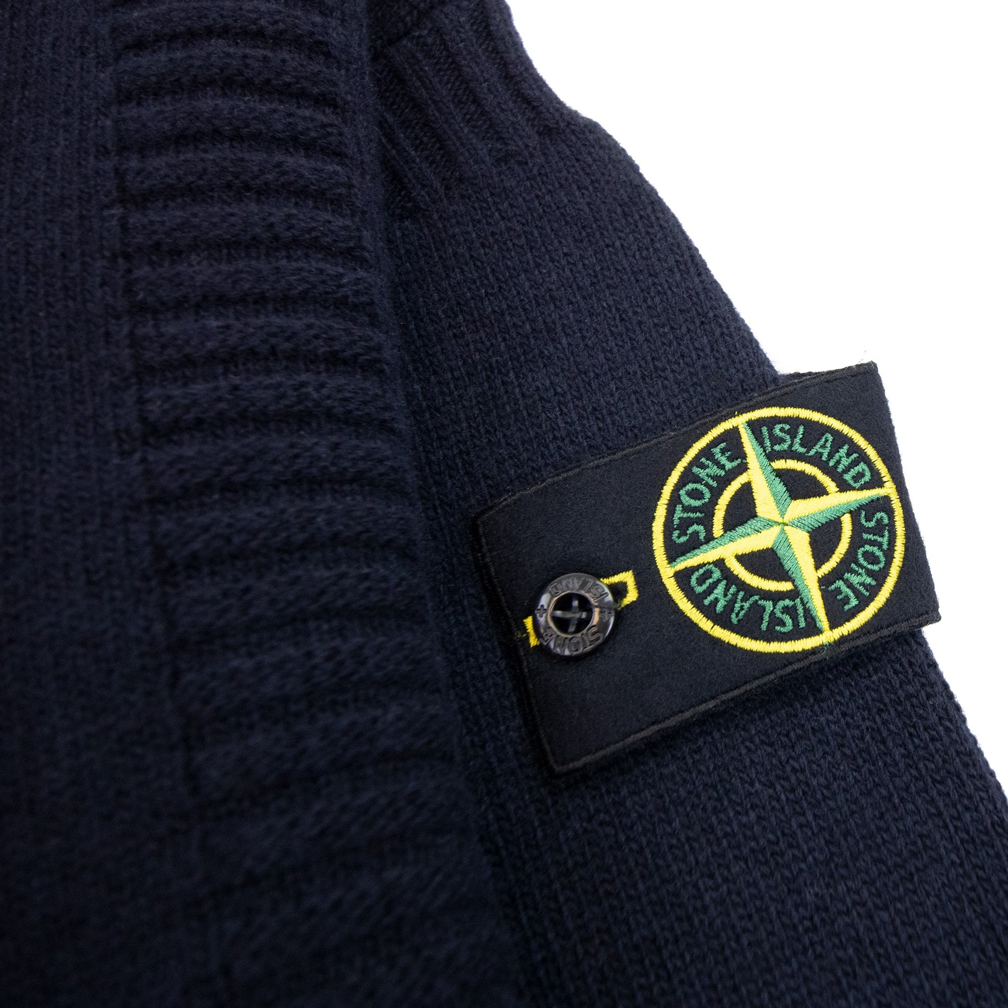 Stone Island 519b6 Knitted Sweatshirt Navy V0020