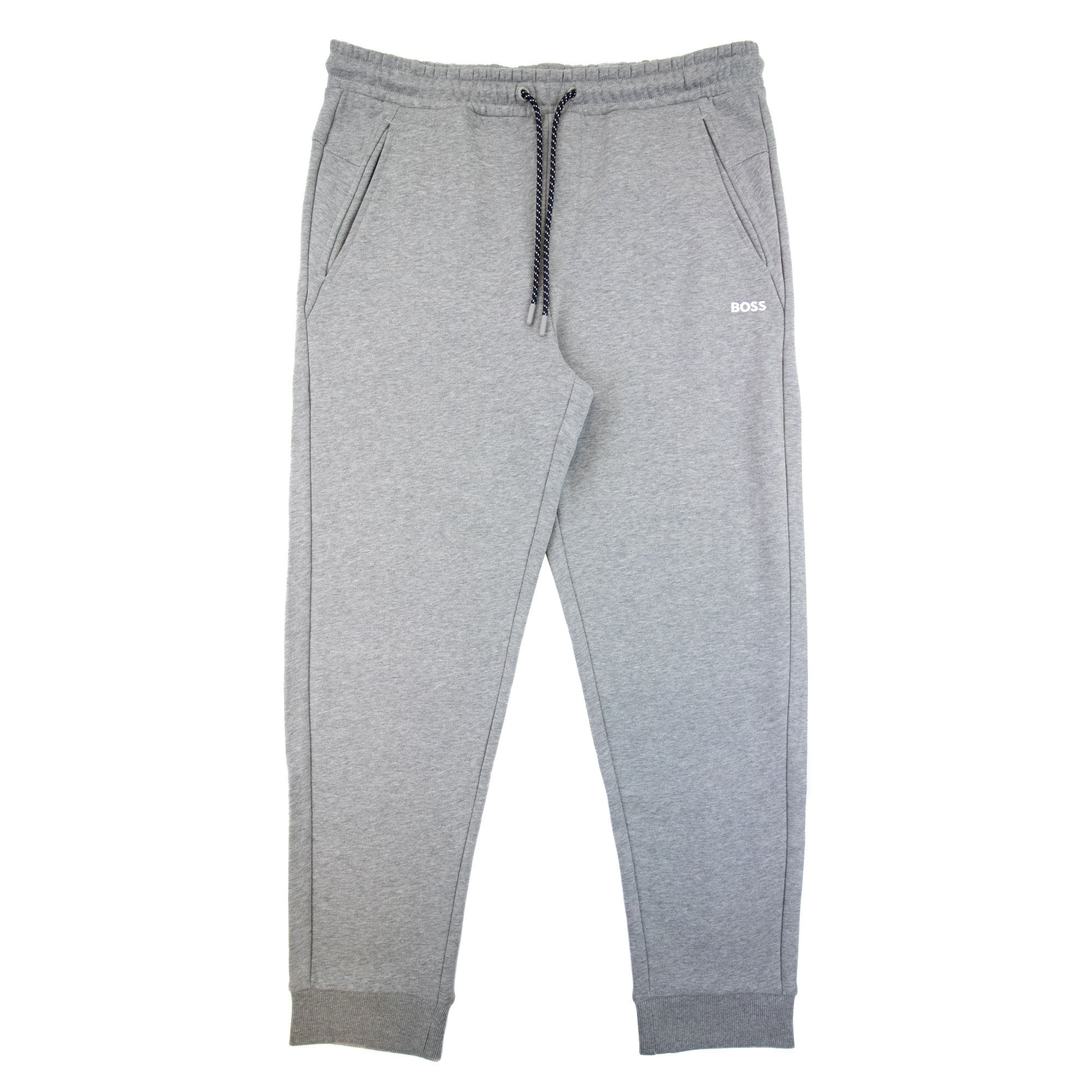Hugo Boss Hadiko Embroidered Contrast Logo Track Pants Grey 059