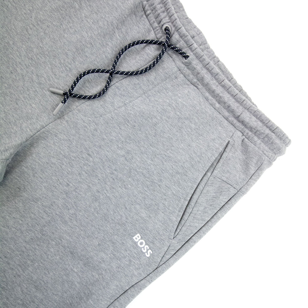 Hugo Boss Hadiko Embroidered Contrast Logo Track Pants Grey 059
