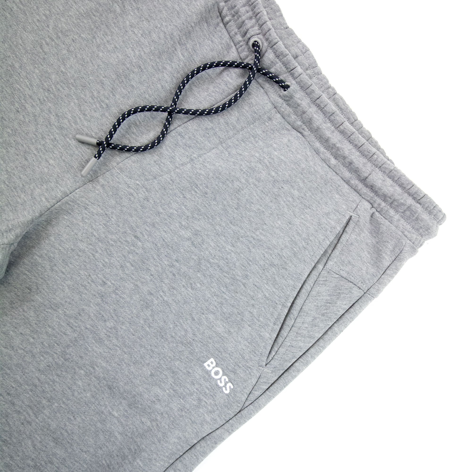 Hugo Boss Hadiko Embroidered Contrast Logo Track Pants Grey 059