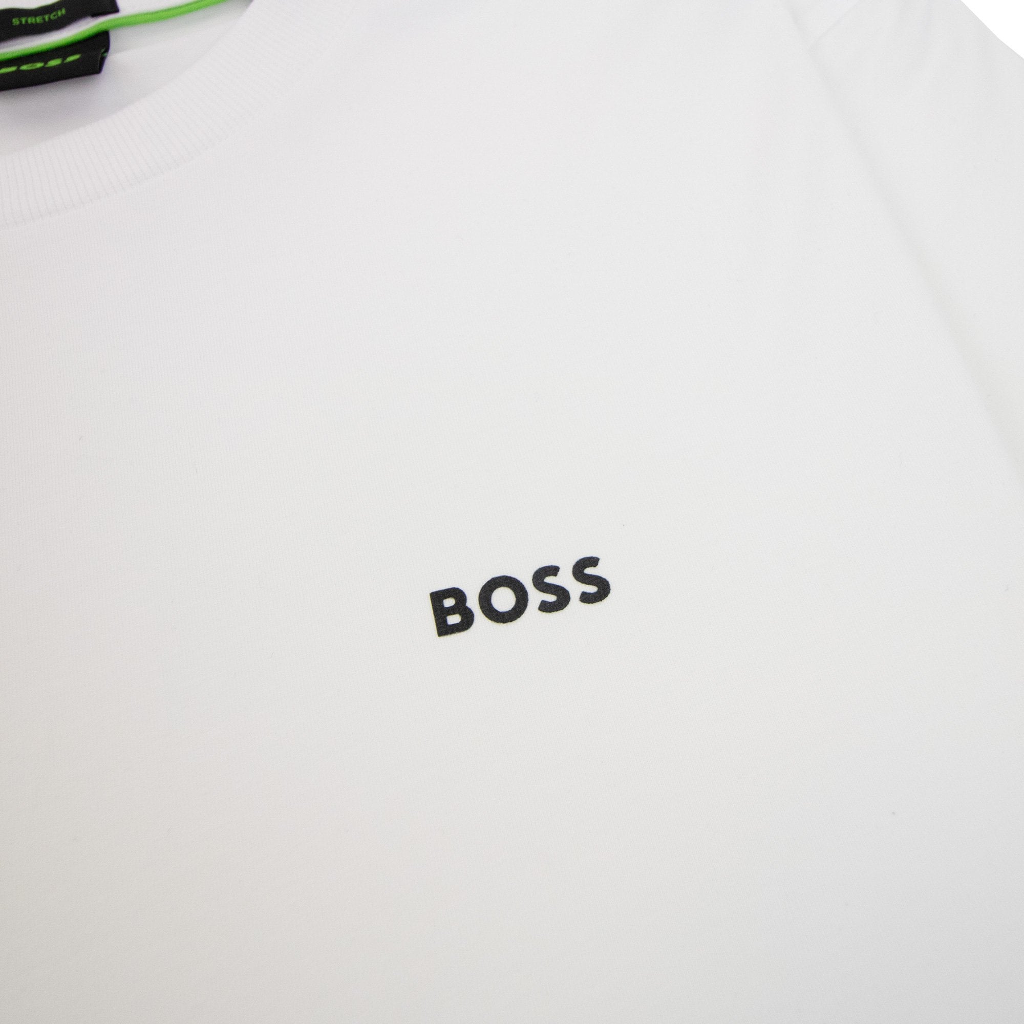 Hugo Boss Contrast Printed Logo Tee White 100