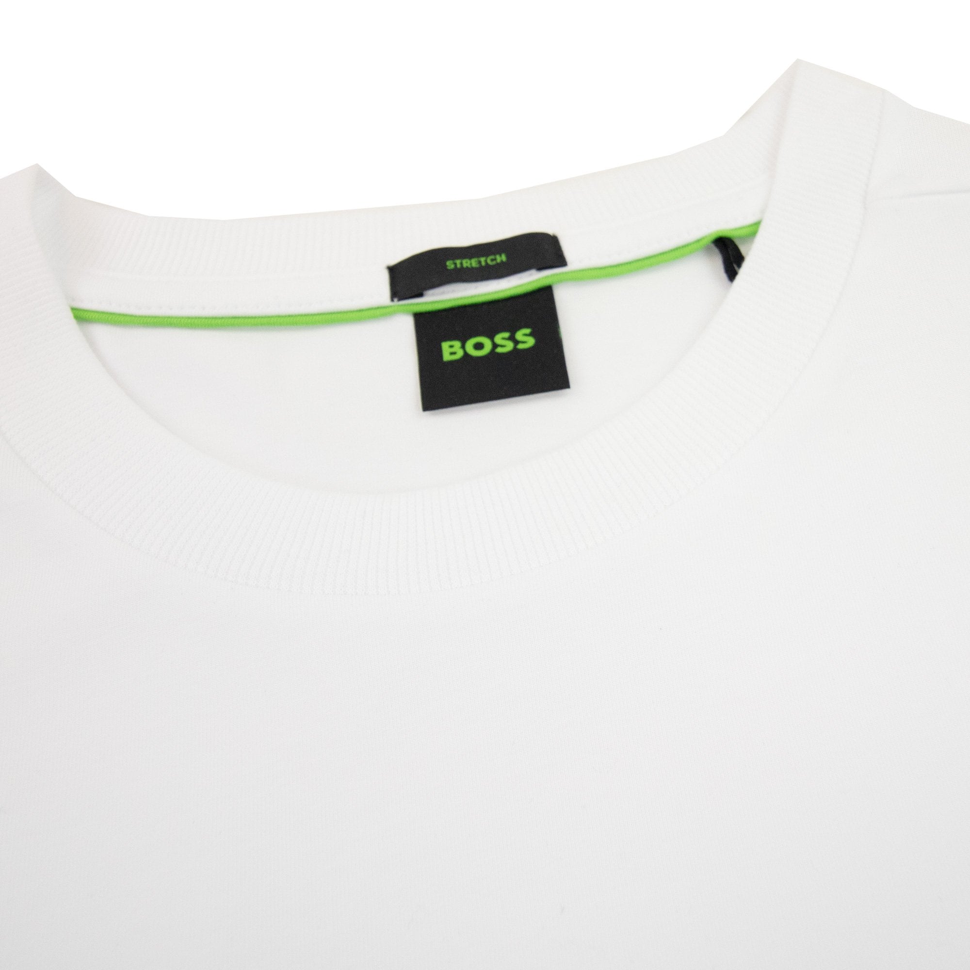 Hugo Boss Contrast Printed Logo Tee White 100