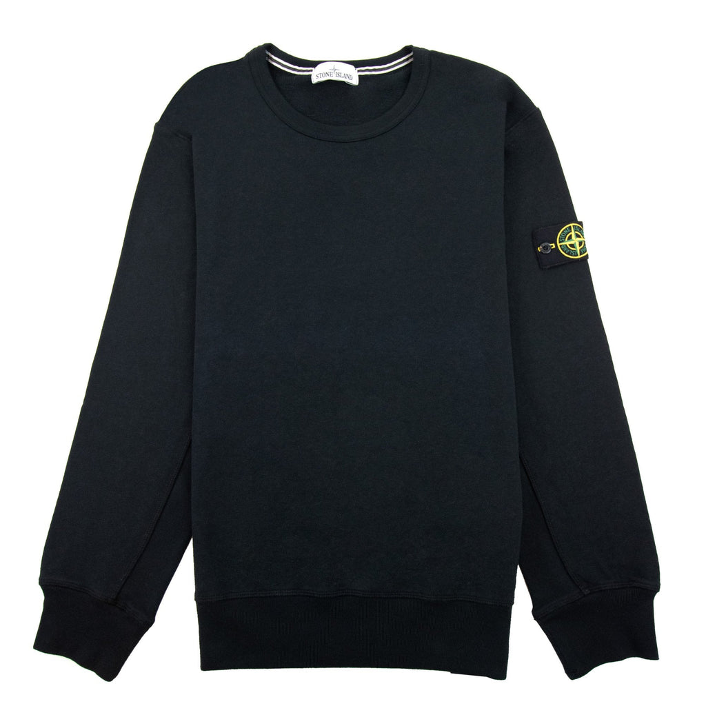 Stone Island Arm Badge Crewneck Sweatshirt Black Voo29