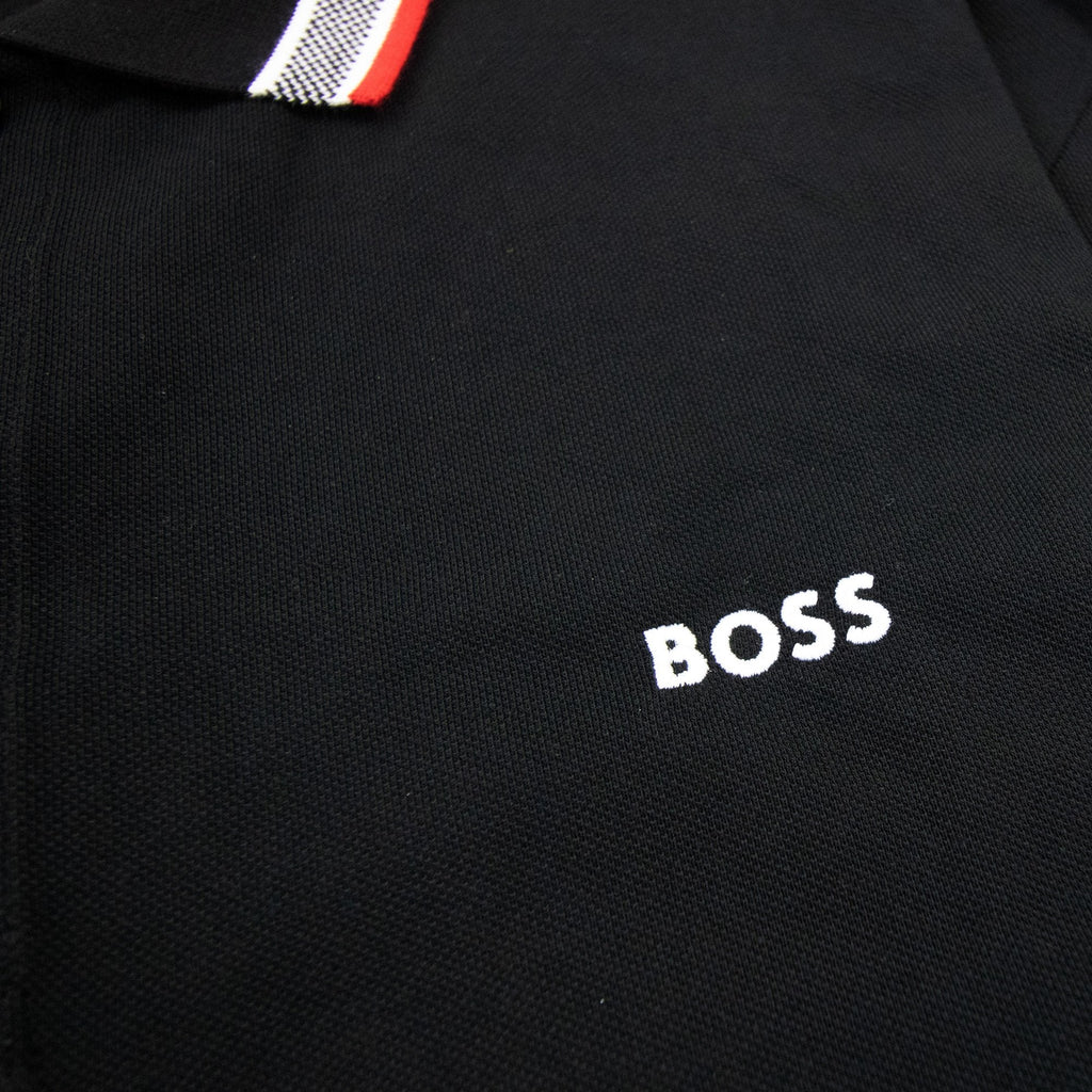 Hugo Boss Plisy Regular Fit L/s Polo Black 004