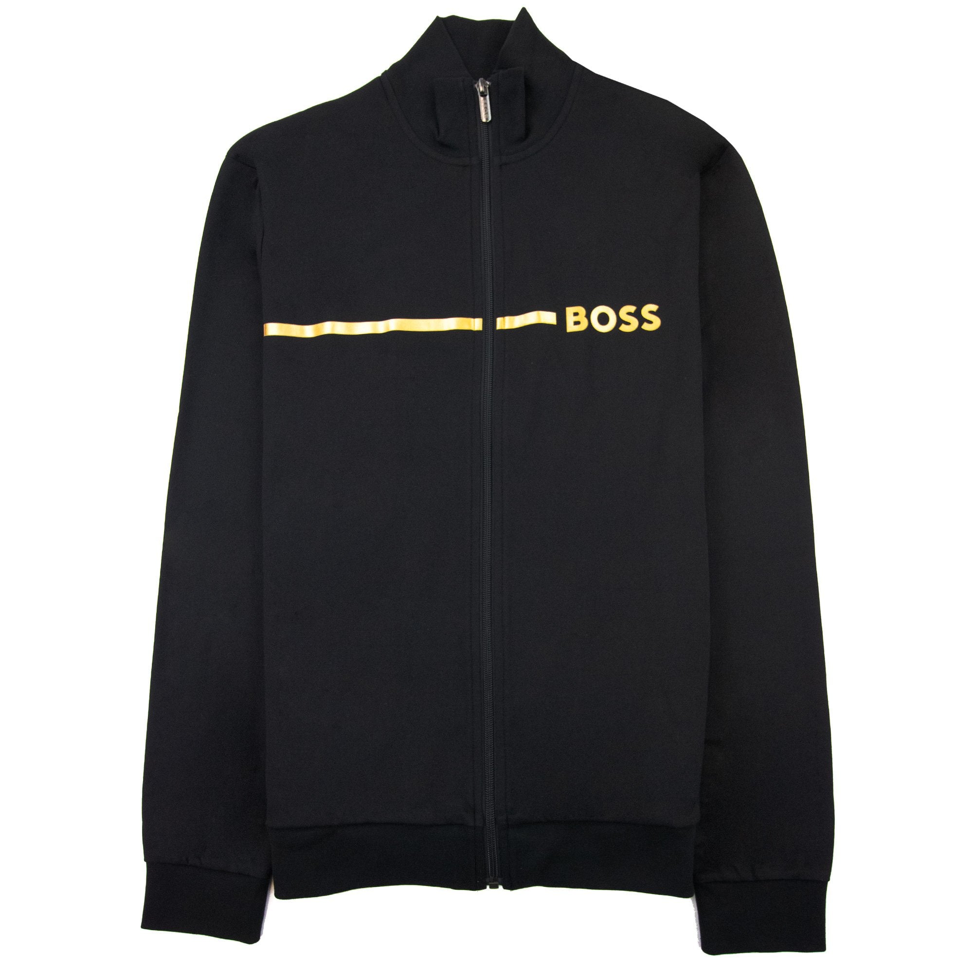 Hugo Boss Stripe Logo Tracksuit Jacket Black 001