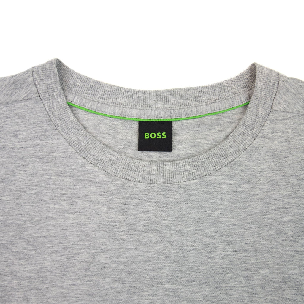 Hugo Boss Tee 1 Logo Printed T Shirt Grey 059