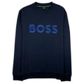 Hugo Boss Salbo 1 Contrast Logo Relax Fit Sweatshirt Navy 402