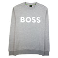 Hugo Boss Salbo 1 Contrast Logo Relax Fit Sweatshirt Grey 059