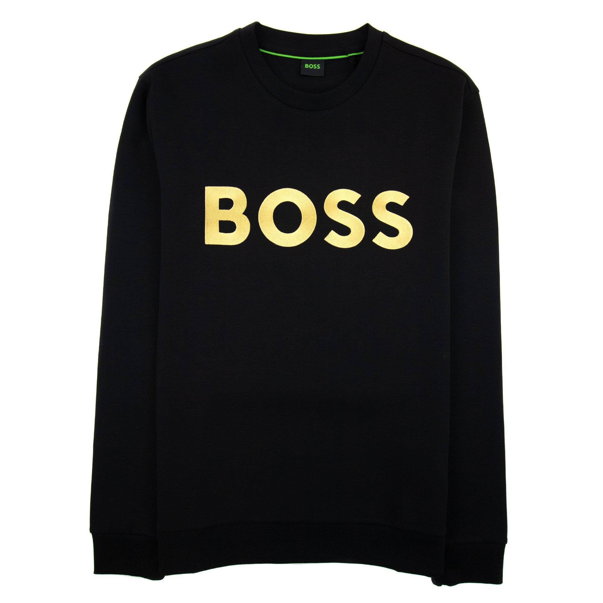Hugo Boss Salbo 1 Contrast Logo Relax Fit Sweatshirt Black 001