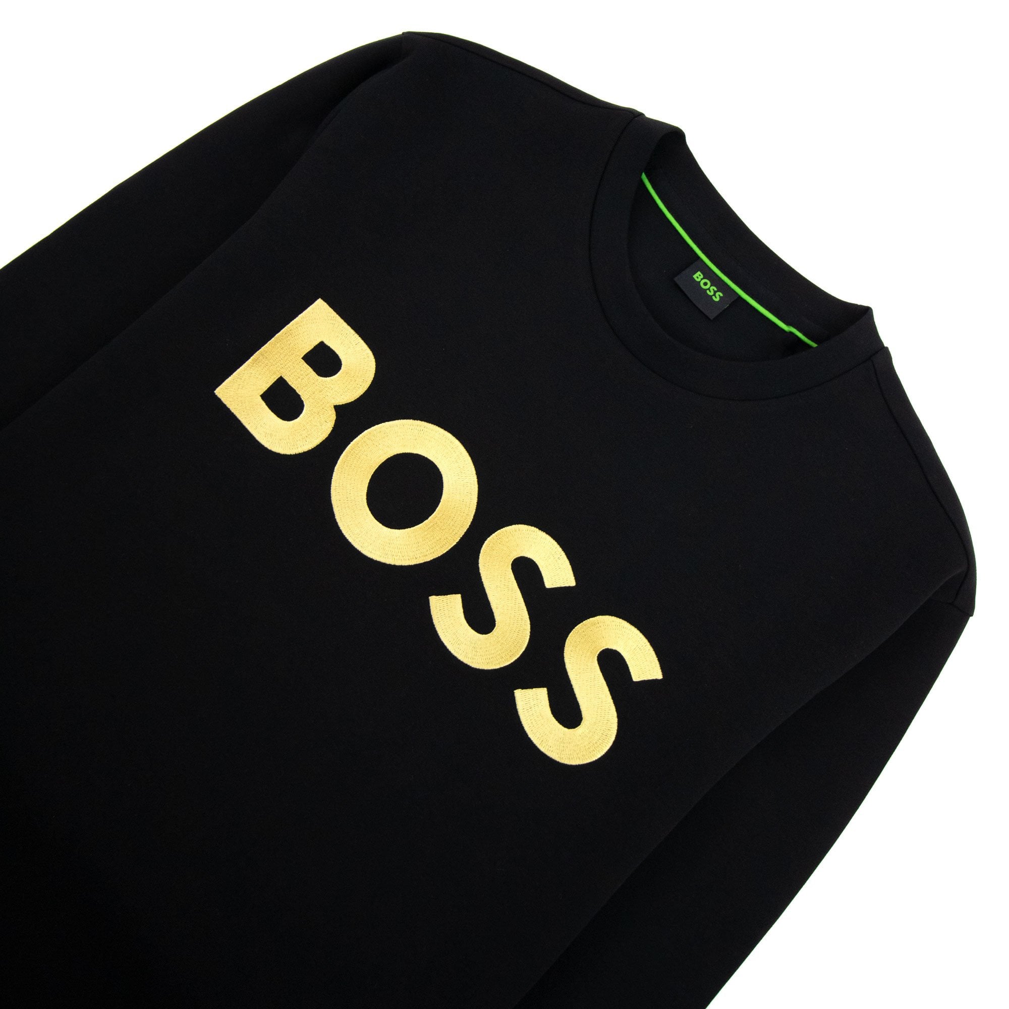 Hugo Boss Salbo 1 Contrast Logo Relax Fit Sweatshirt Black 001