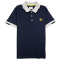 Armani Junior Eagle Logo S/s Polo Shirt Navy Blue