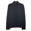 Hugo Boss Fossa 12 Reversible Zip Cardigan Dark Grey