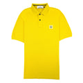 Stone Island Patch Logo Reg Fit Polo Yellow V0030