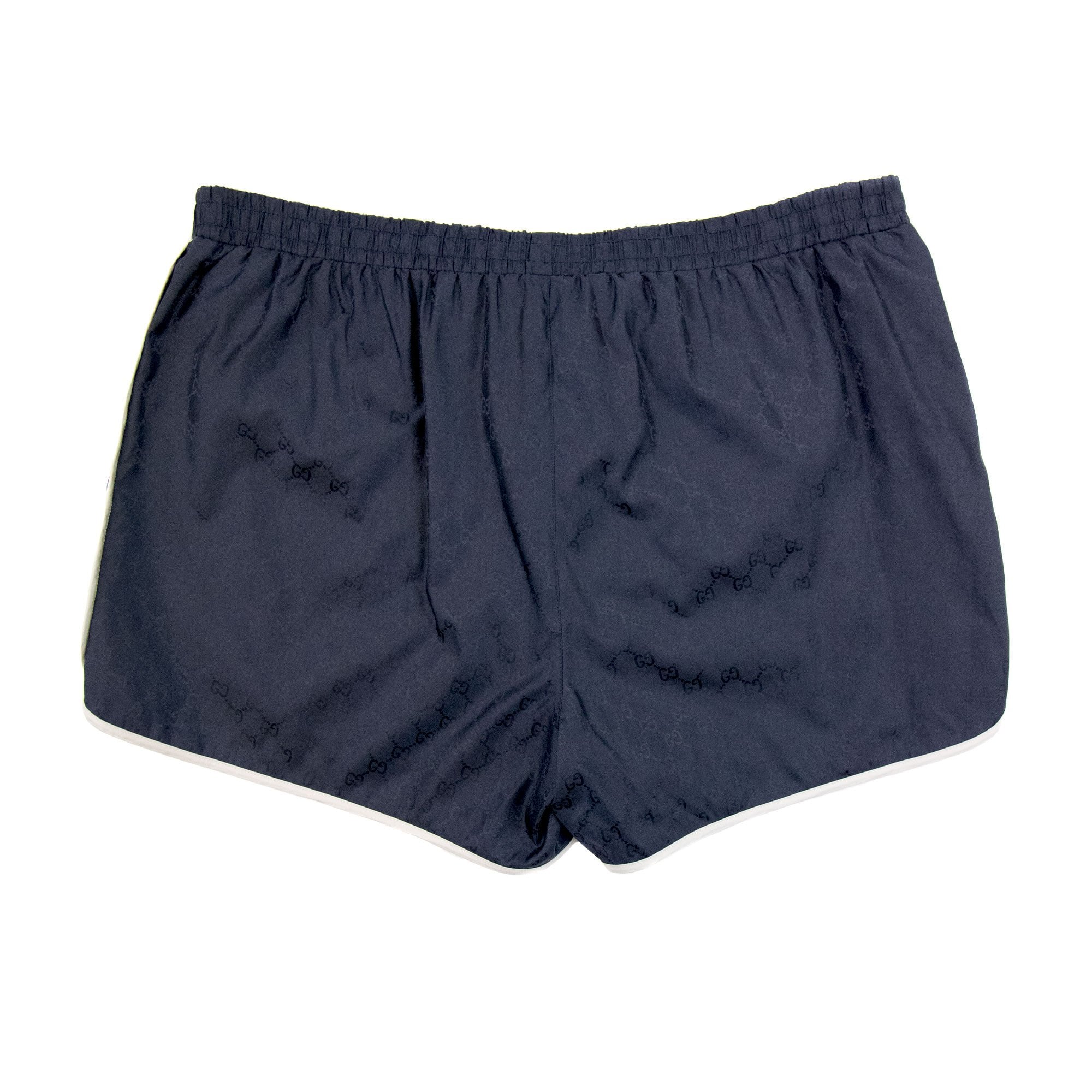 Gucci Gg Nylon Swim Short With Bee Navy - MEN from Onu UK